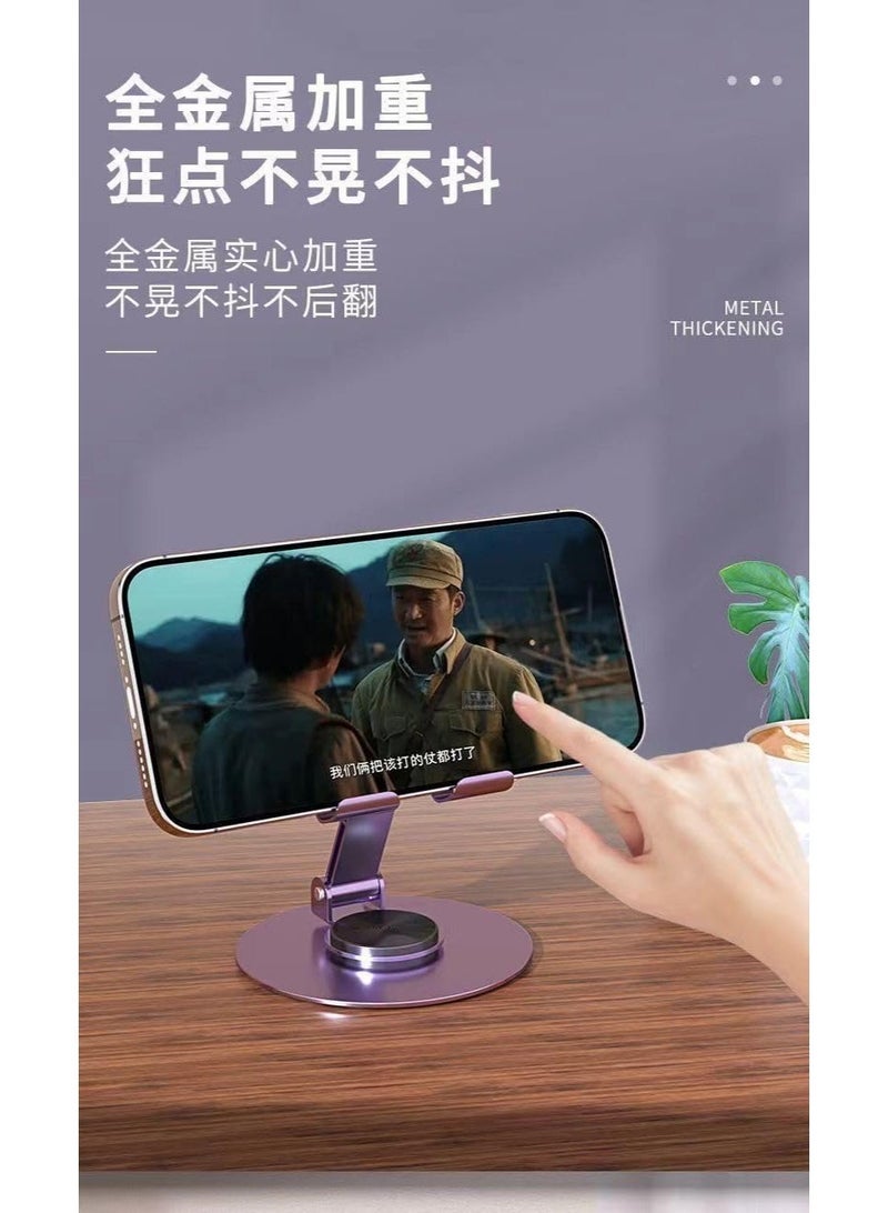 360 Degree Rotating Foldable Phone Holder - Adjustable Height and Angle S759 - Image 2